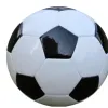 Shanghai Wenbo Ball Factory's black and white rubber football No. 1 standard training and match ball Item Picture